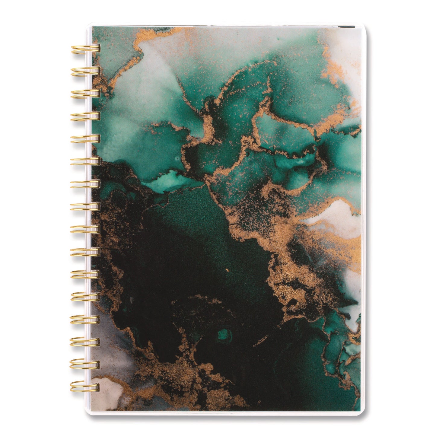 Cambridge® Emerald Isle Weekly/Monthly Planner, 8.5 x 5.5, Green Marbled Cover, 12-Month (Jan-Dec): 2026 (AAG1758200)
