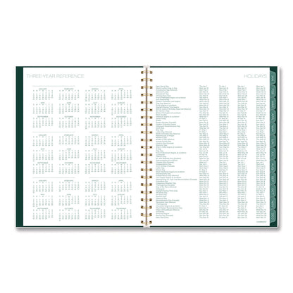 Cambridge® Emerald Isle Weekly/Monthly Planner, 11 x 8.5, Green Marbled Cover, 12-Month (Jan-Dec): 2026 (AAG1758905)