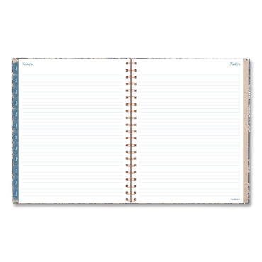 Cambridge® Elizabeth Weekly/Monthly Planner, 11 x 8.5, Floral Artwork, Blue Cover, 12-Month  (Jan-Dec): 2026 (AAG1763905)
