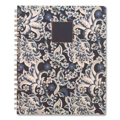 Cambridge® Elizabeth Weekly/Monthly Planner, 11 x 8.5, Floral Artwork, Blue Cover, 12-Month  (Jan-Dec): 2026 (AAG1763905)