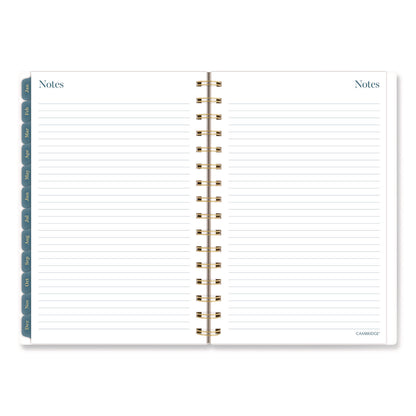 Cambridge® Midnight Garden Weekly/Monthly Planner, 8.5 x 5.5, Floral Artwork, Black/Pink/Green Cover, 12-Month (Jan-Dec): 2026 (AAG1768200)