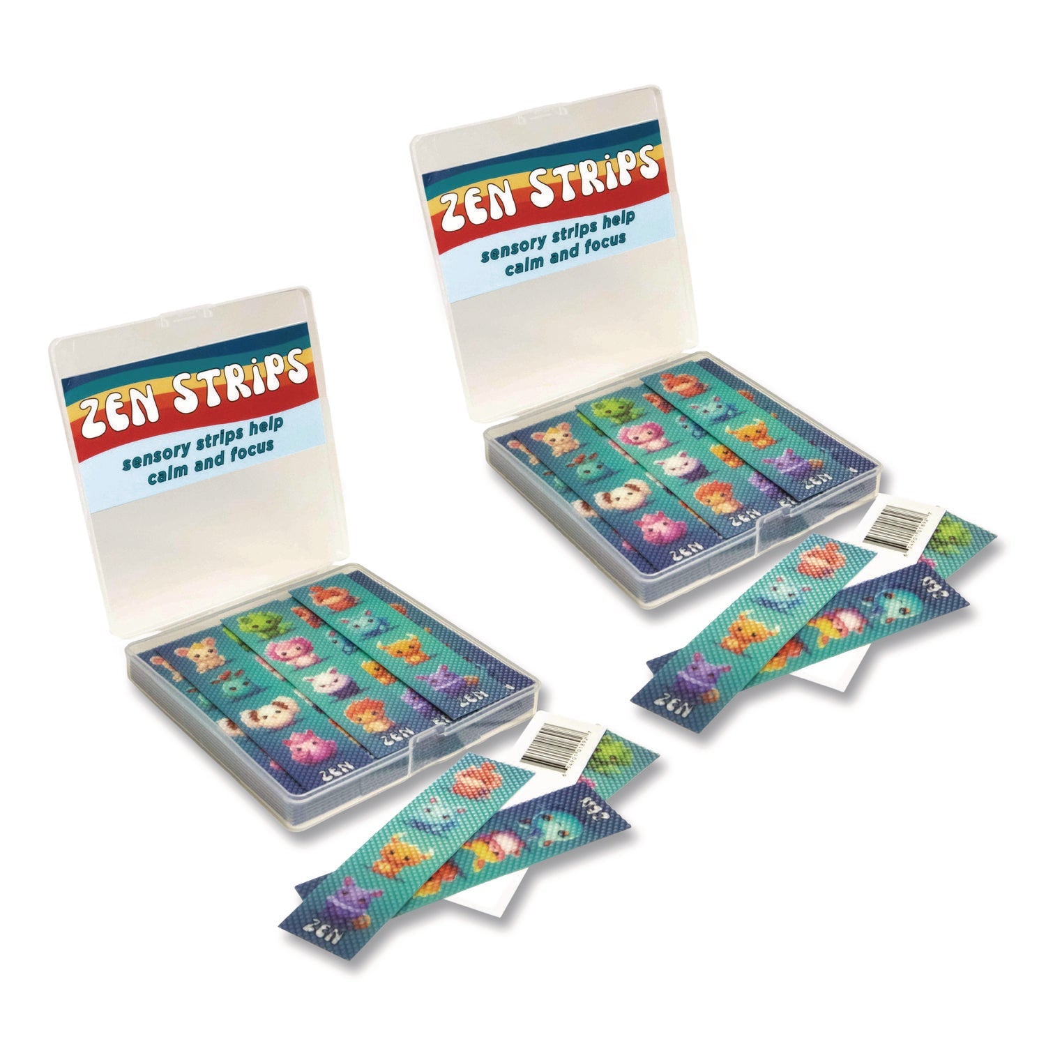 tpg-creations-zen-strips-bumpy-cuties-turquoise-assorted-80-carton-tpg89280_3