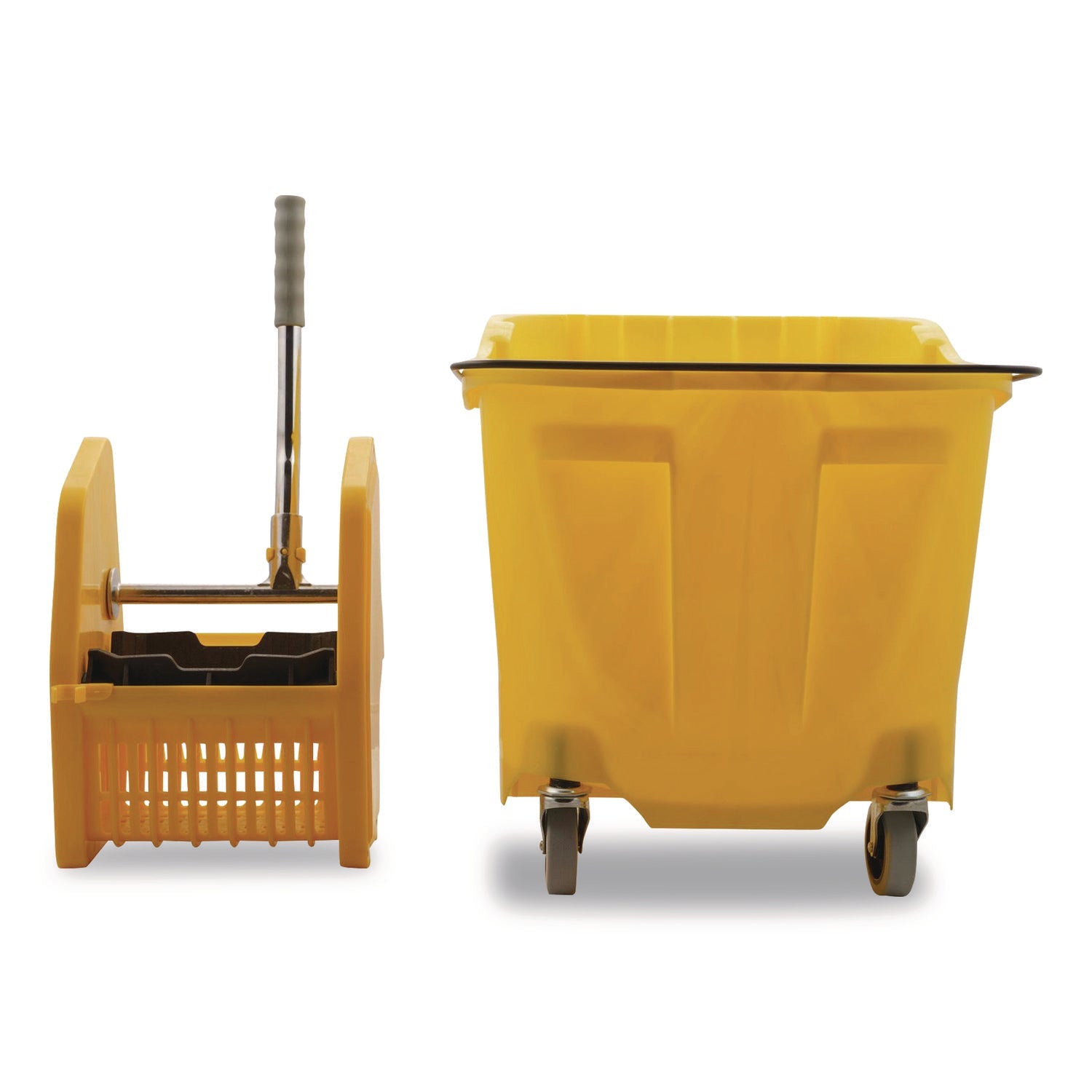 carlisle-omnifit-mop-bucket-with-down-press-wringer-35-qt-yellow-cfs4690404_4