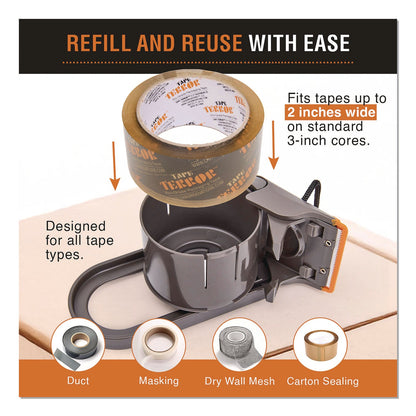 tape-terror™-tape-dispenser-with-tape-3-core-polypropylene-gray-orange-1-dispenser-1-roll-pro-grade-packaging-tape-ch7tt05752_3