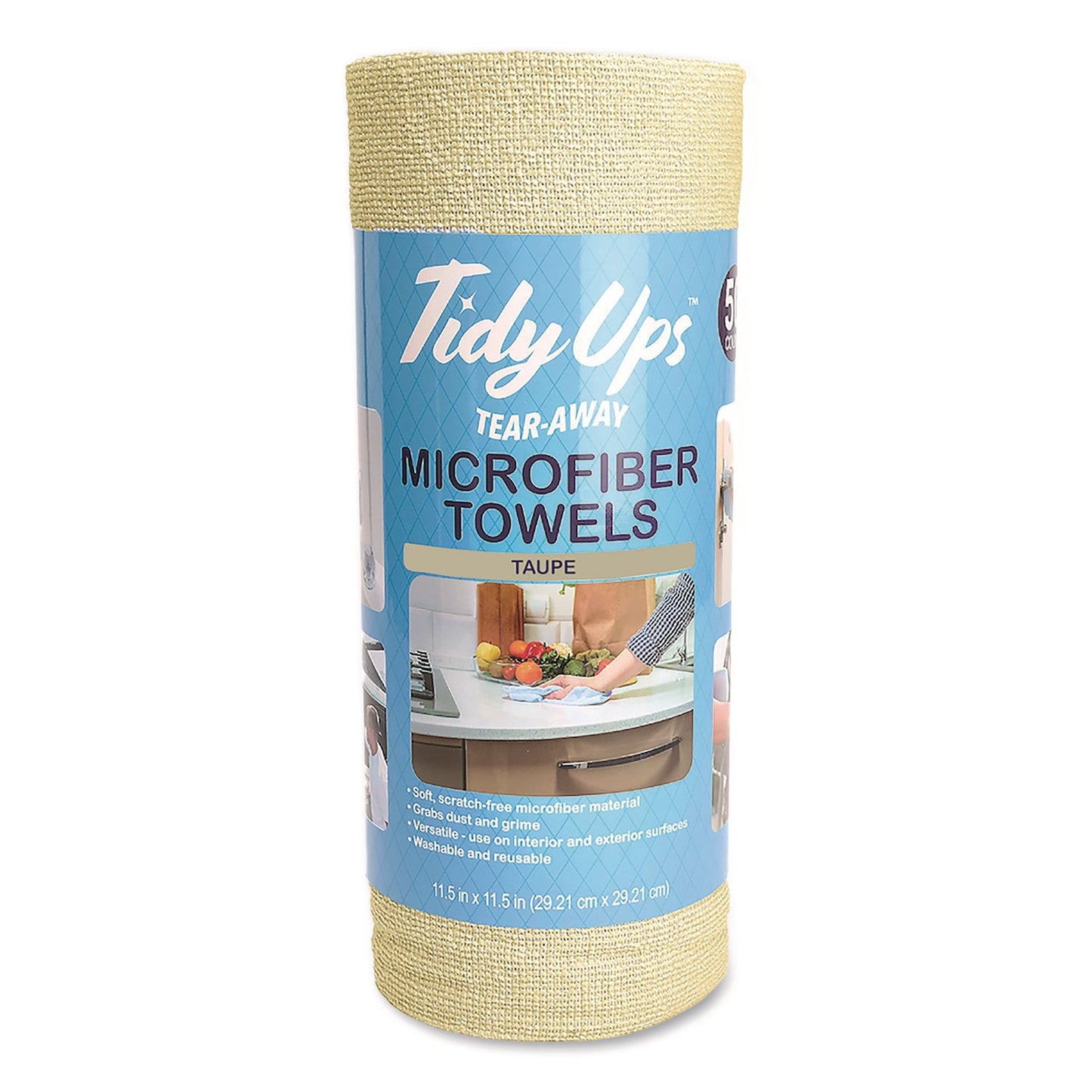 tidyups-microfiber-towel-roll-11-5-x-11-5-taupe-50-towels-roll-ch7tu68094_1