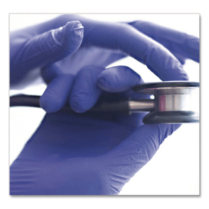 AMMEX® Professional Nitrile Exam Gloves, Powder-Free, X-Large, 3 mil Thick, Indigo, 100/Box (AXCAINPF48100)