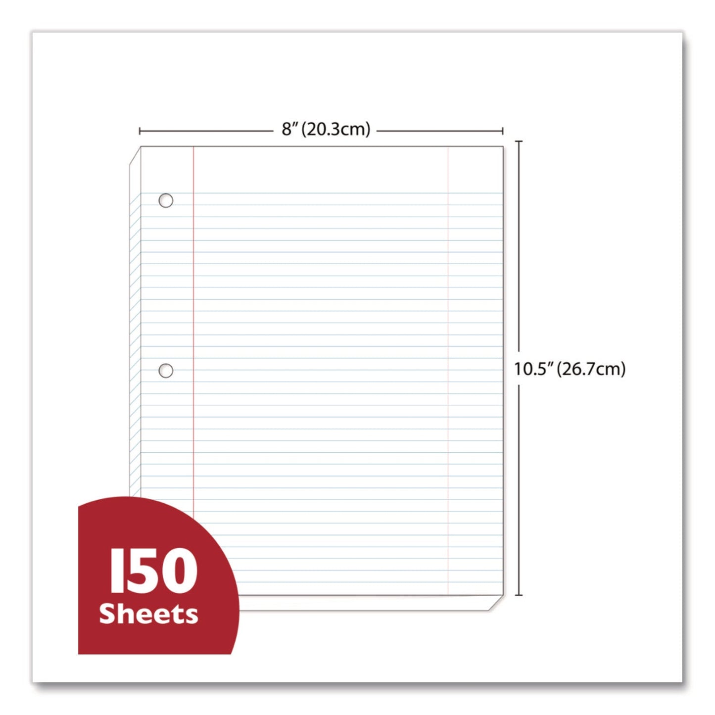 bazic-r-products-filler-paper-side-3-hole-punched-wide-legal-rule-150-pack-baz568_2