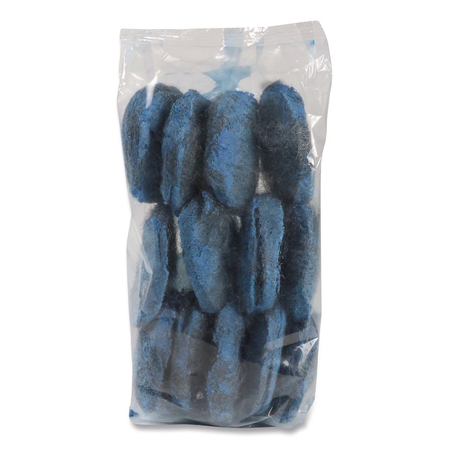 Boardwalk® Steel Wool Soap Pads, 3" x 2.5", Blue, 15 Pads/Box, 12 Boxes/Carton (BWKSTWLPAD)