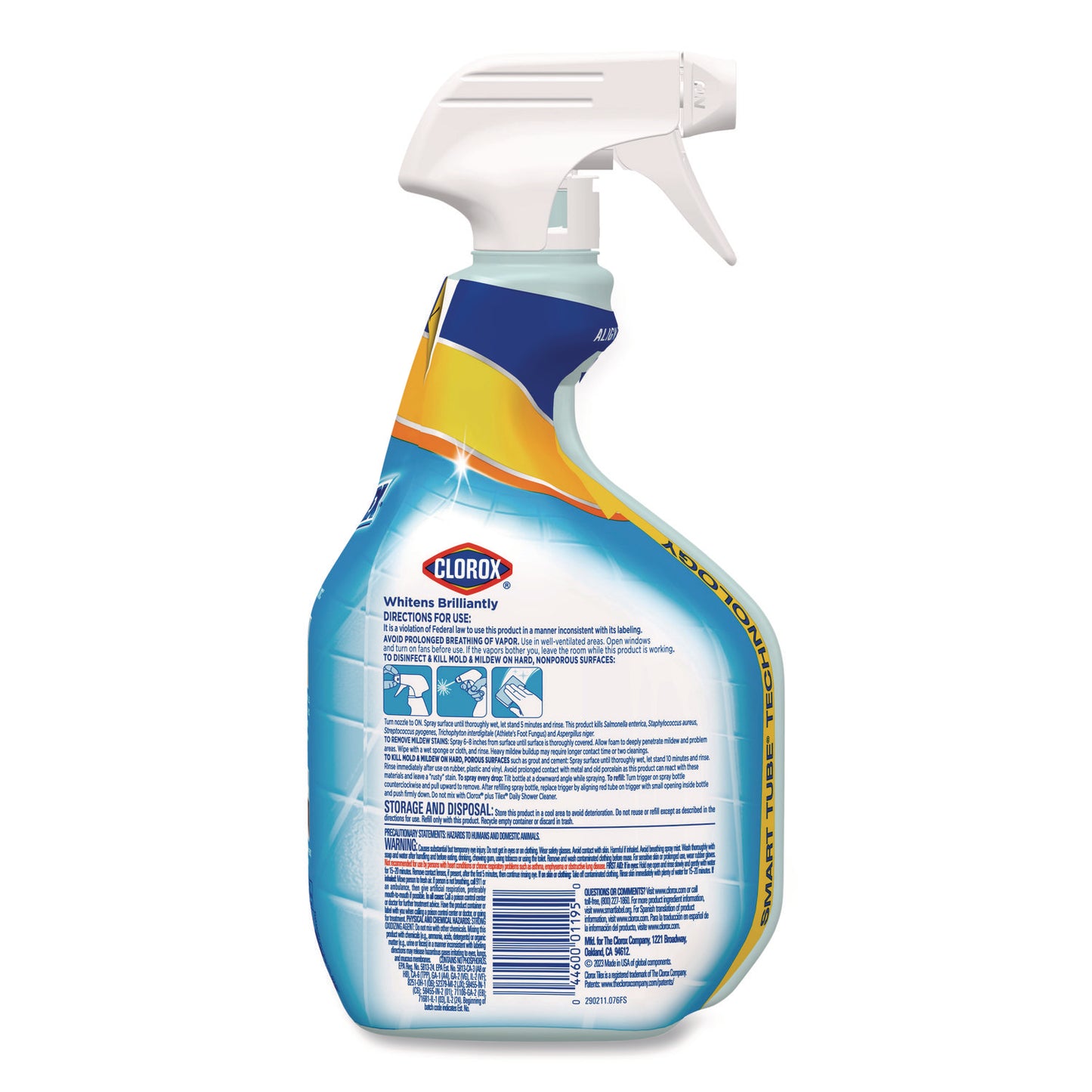 Clorox® Mold and Mildew Remover with Bleach, Unscented, 32 oz Spray Bottle, 9/Carton (CLO01234CT)