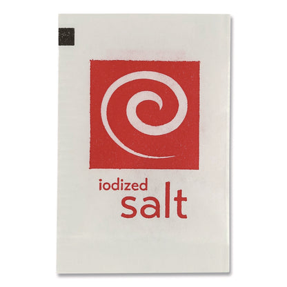 Grindstone Cafe™ Grindstone Iodized Salt, 0.02 oz Packet, 1,000/Bag, 3 Bags/Carton (SUG20015)