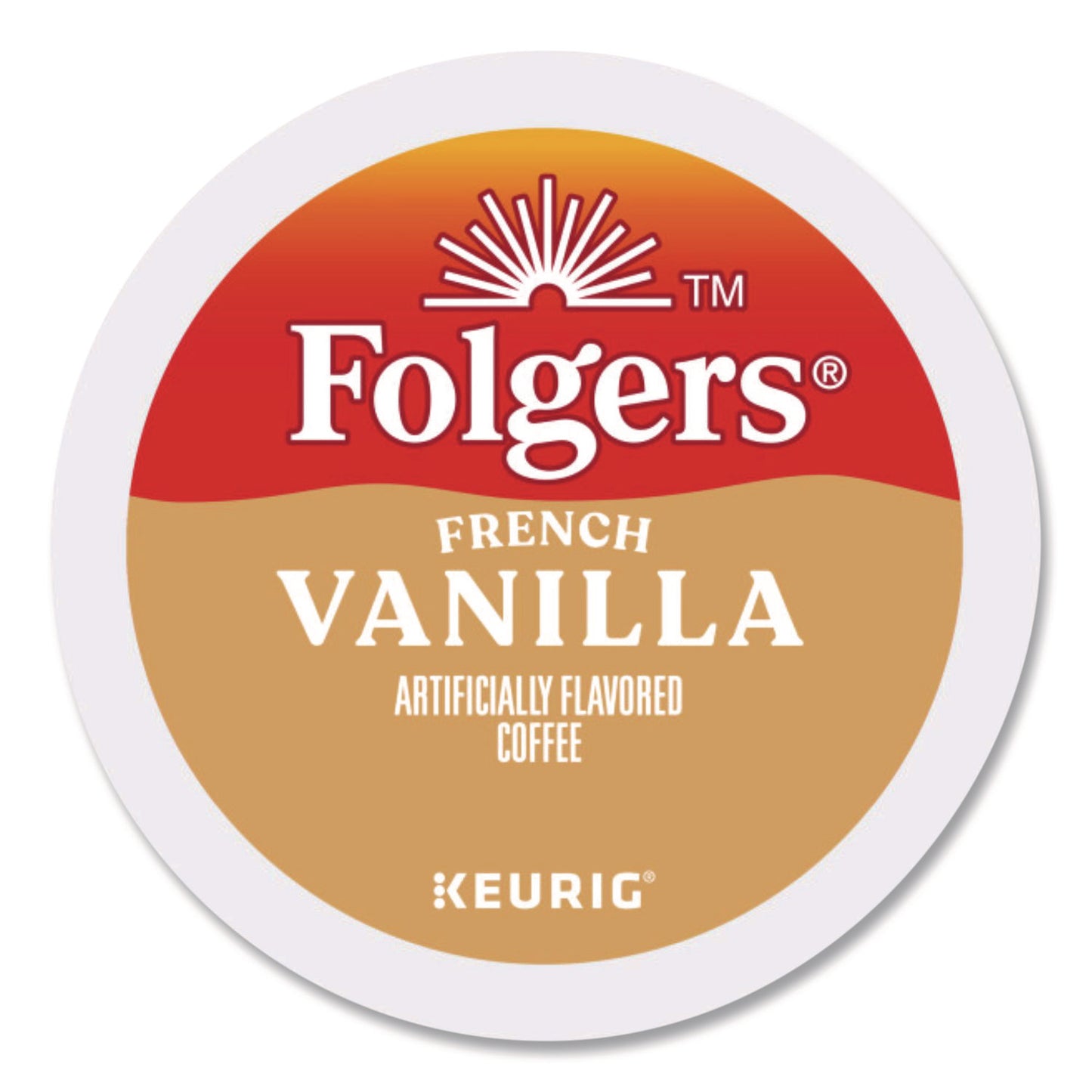 Folgers® French Vanilla Coffee K-Cups, French Vanilla, 24/Box, 4 Boxes/Carton (GMT6661CT)