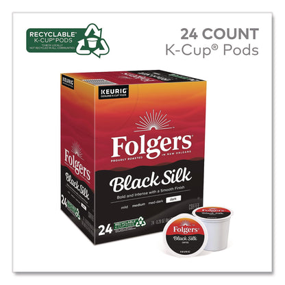 Folgers® Gourmet Selections Black Silk Coffee K-Cups, 96/Carton (GMT6662CT)