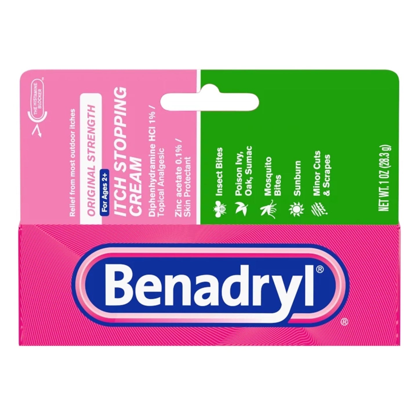 Benadryl® Itch Relief 1% Strength Cream 1 oz. Tube (436675_EA)