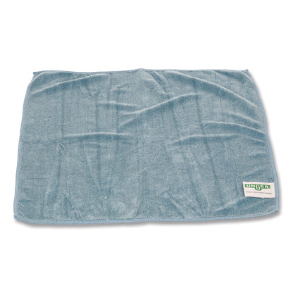 Unger® SmartColor MicroWipes 4000, Heavy-Duty, Microfiber, 16 x 15, Blue, 10/Pack (UNGMF40B)