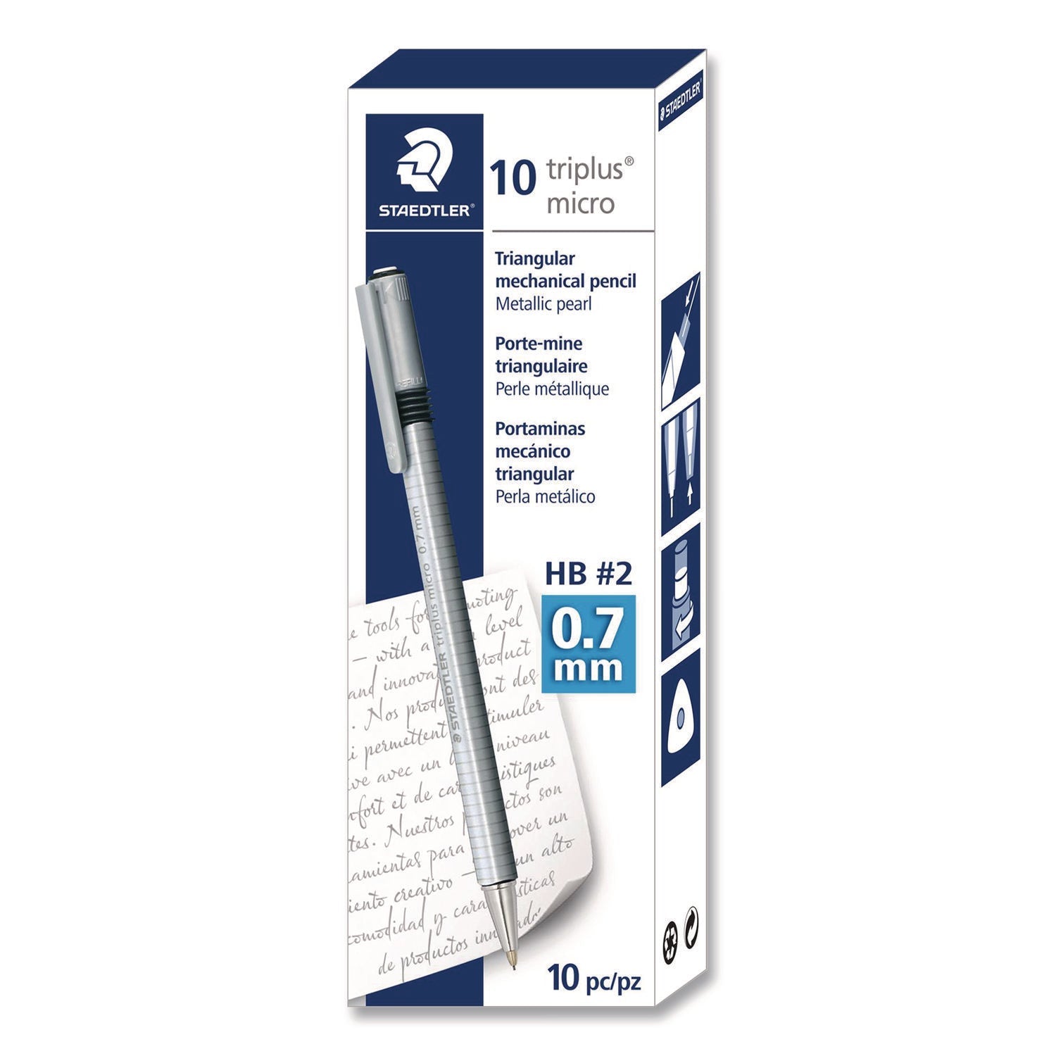 staedtler®-mechanical-pencils-0-7-mm-hb-2-black-lead-pearl-barrel-10-box-std7742780a6_1