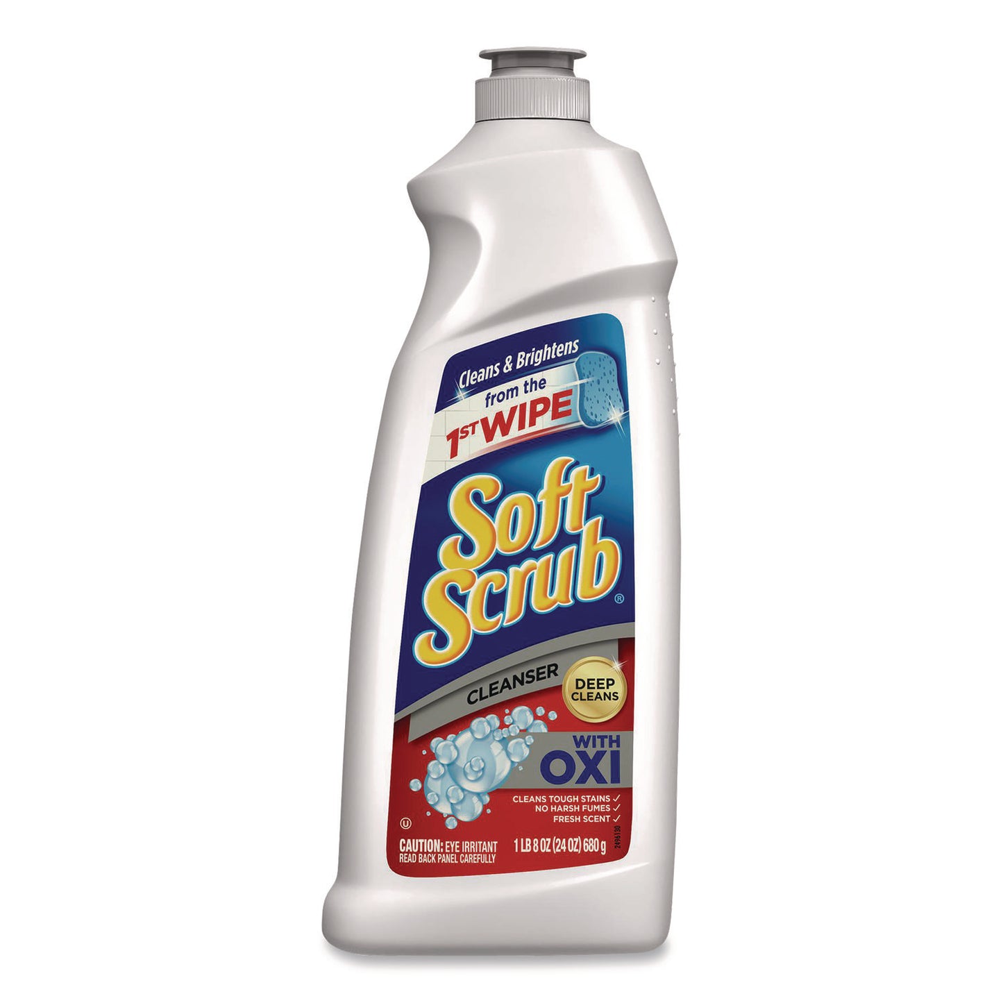 Soft Scrub® Multi-Purpose Cleanser with OXI, 24 oz Bottle, 8/Carton (DIA07226)