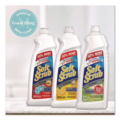 Soft Scrub® Multi-Purpose Cleanser with OXI, 24 oz Bottle, 8/Carton (DIA07226)