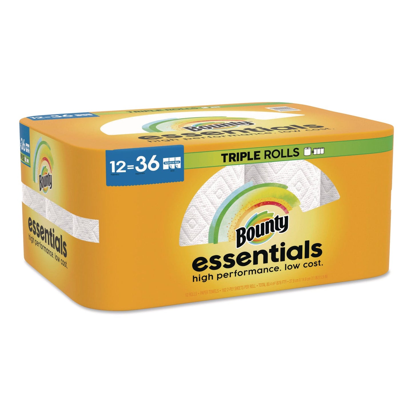 bounty®-essentials-select-a-size-kitchen-roll-paper-towels-2-ply-5-9-x-11-white-162-sheets-triple-roll-12-rolls-carton-pgc16681_2