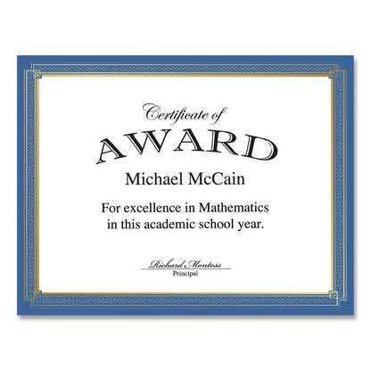 geographics®-tree-free-award-certificates-8-5-x-11-white-with-elegant-blue-gold-border-15-pack-geo49949_3