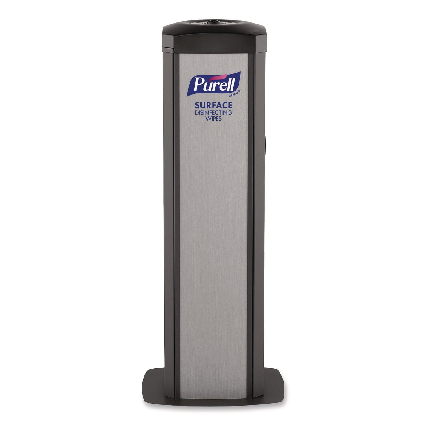 PURELL® DS360 High-Capacity Surface Disinfecting Wipes Station, 1,200 Wipe Capacity, 15.5 x 15.5 x 39.6, Graphite (GOJ911701SLVSFW)