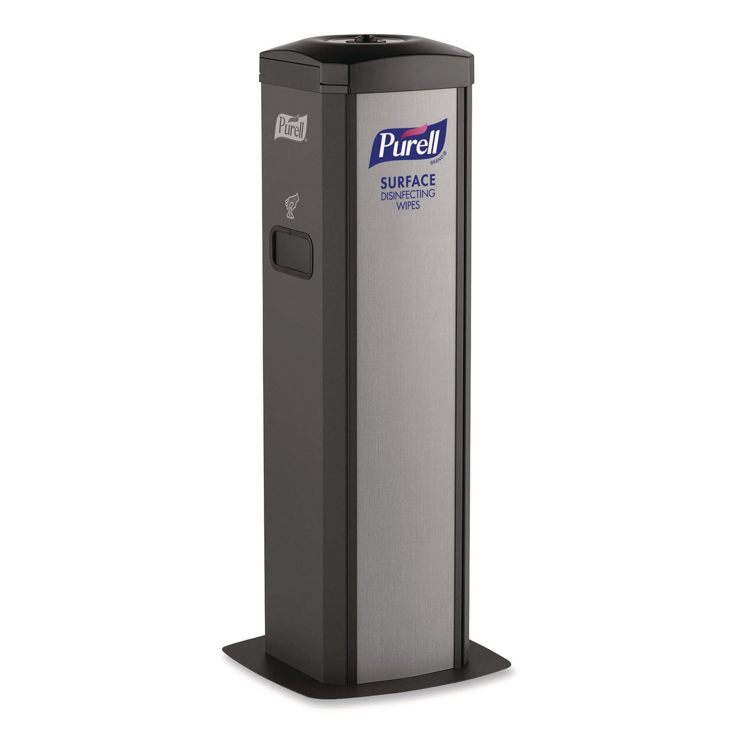 PURELL® DS360 High-Capacity Surface Disinfecting Wipes Station, 1,200 Wipe Capacity, 15.5 x 15.5 x 39.6, Graphite (GOJ911701SLVSFW)