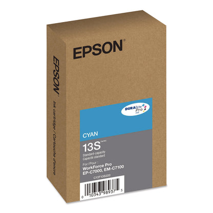 Epson® T13S220 (T13S) DURABrite Pro Ink, 1,700 Page-Yield, Cyan (EPST13S220)