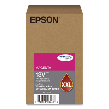 Epson® T13V320 (T13V) DURABrite Pro Extra High-Yield Ink, 8,000 Page-Yield, Magenta (EPST13V320)