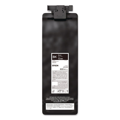 Epson® T51N120 (T51N) UltraChrome GS3 Eco-Solvent Ink, 800 mL, Black (EPST51N120)