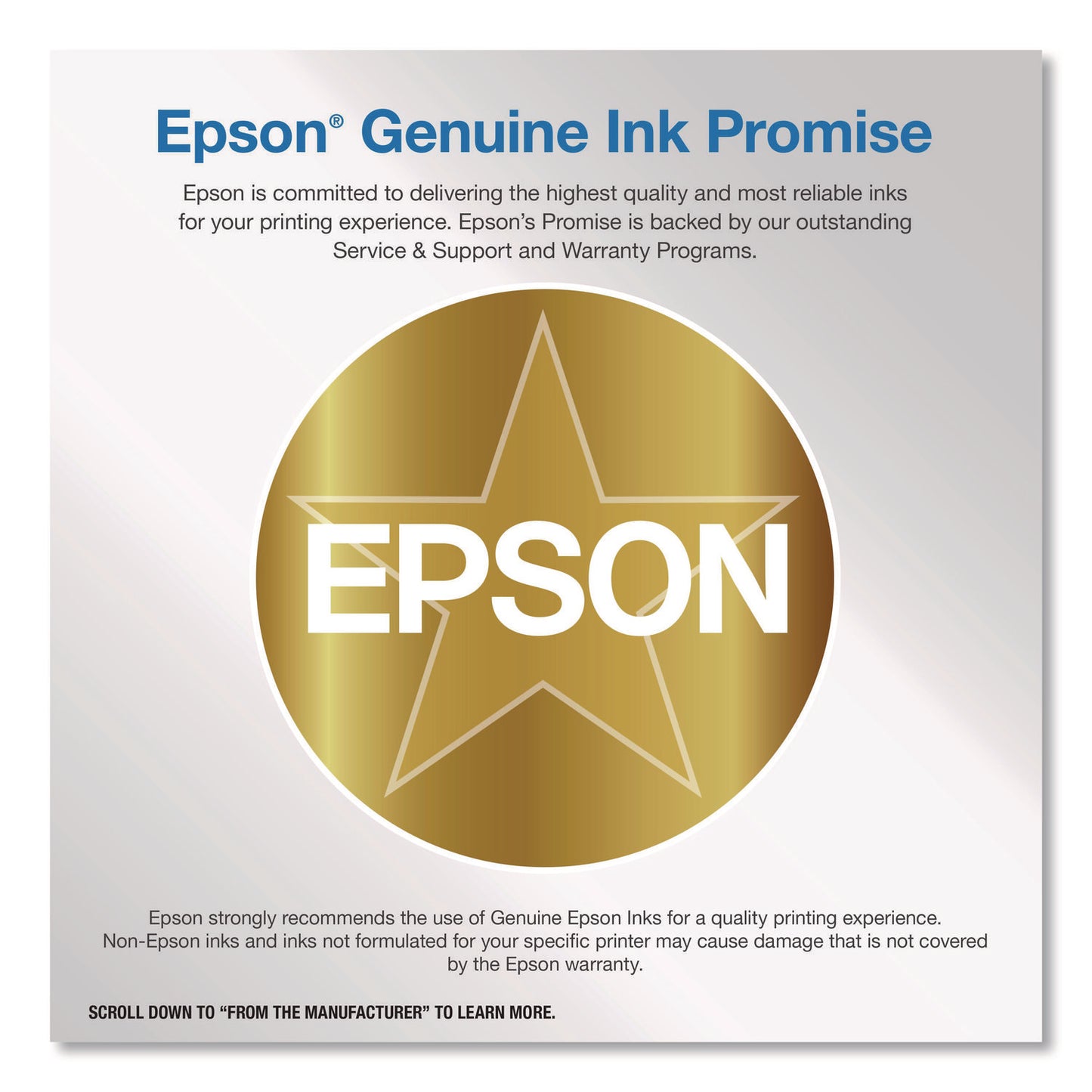 Epson® T51U820 (T51U) UltraChrome GS3 Eco-Solvent Ink, 1.5 L, Orange (EPST51U820)