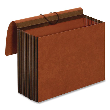 Pendaflex® Heavy-Duty Expanding Wallet with Flap and Cord Closure, 7" Expansion, 1 Pocket, Letter Size, Redrope (PFXCL1084GLHD)
