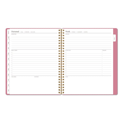 Cambridge® WorkStyle Weekly/Monthly Planner, 8.75 x 7.75, Pink Cover, 12-Month (Jan to Dec): 2026 (AAG160680527)