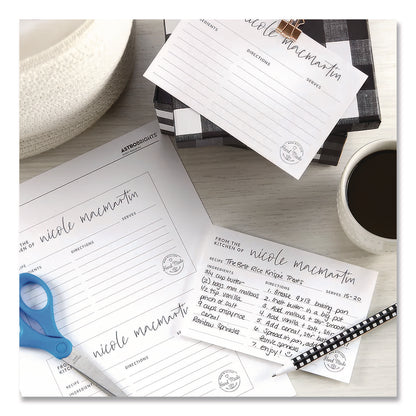 Neenah Paper Exact Index Card Stock, 94 Bright, 110 lb Index Weight, 8.5 x 11, White, 250/Pack (WAU4050848508)