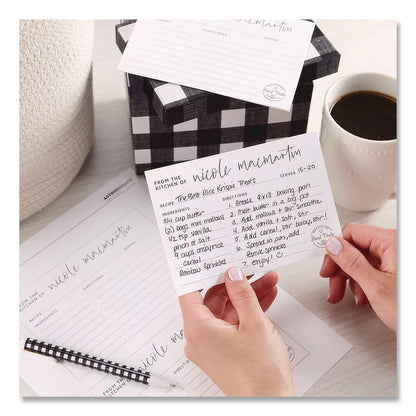 Neenah Paper Exact Index Card Stock, 94 Bright, 110 lb Index Weight, 8.5 x 11, White, 250/Pack (WAU4050848508)