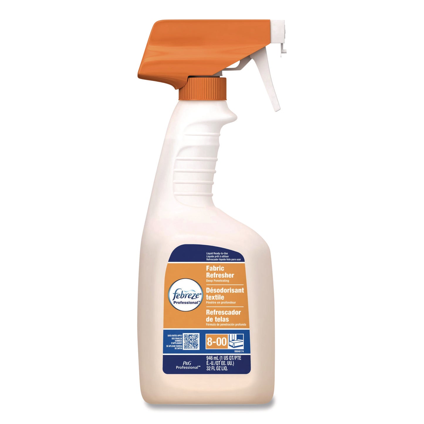 Febreze® Fabric Refresher Spray, Fresh Clean Scent, (8) 32 oz Bottles and (2) Trigger Sprayers/Carton (PGC03259CT)