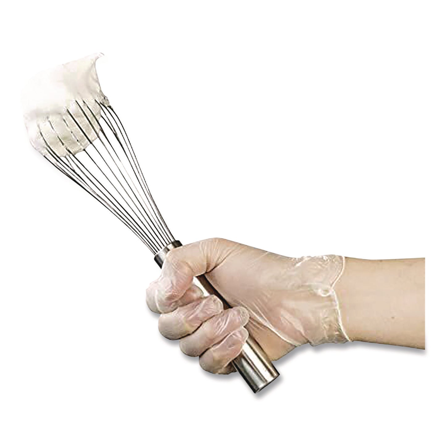 AMMEX® Professional Vinyl Exam Gloves, Powder-Free, Medium, Clear, 100/Box (AXCVPF64100)