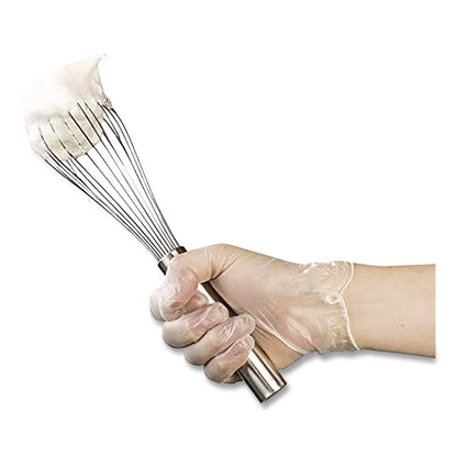 AMMEX® Professional Vinyl Exam Gloves, Powder-Free, Medium, Clear, 100/Box (AXCVPF64100)