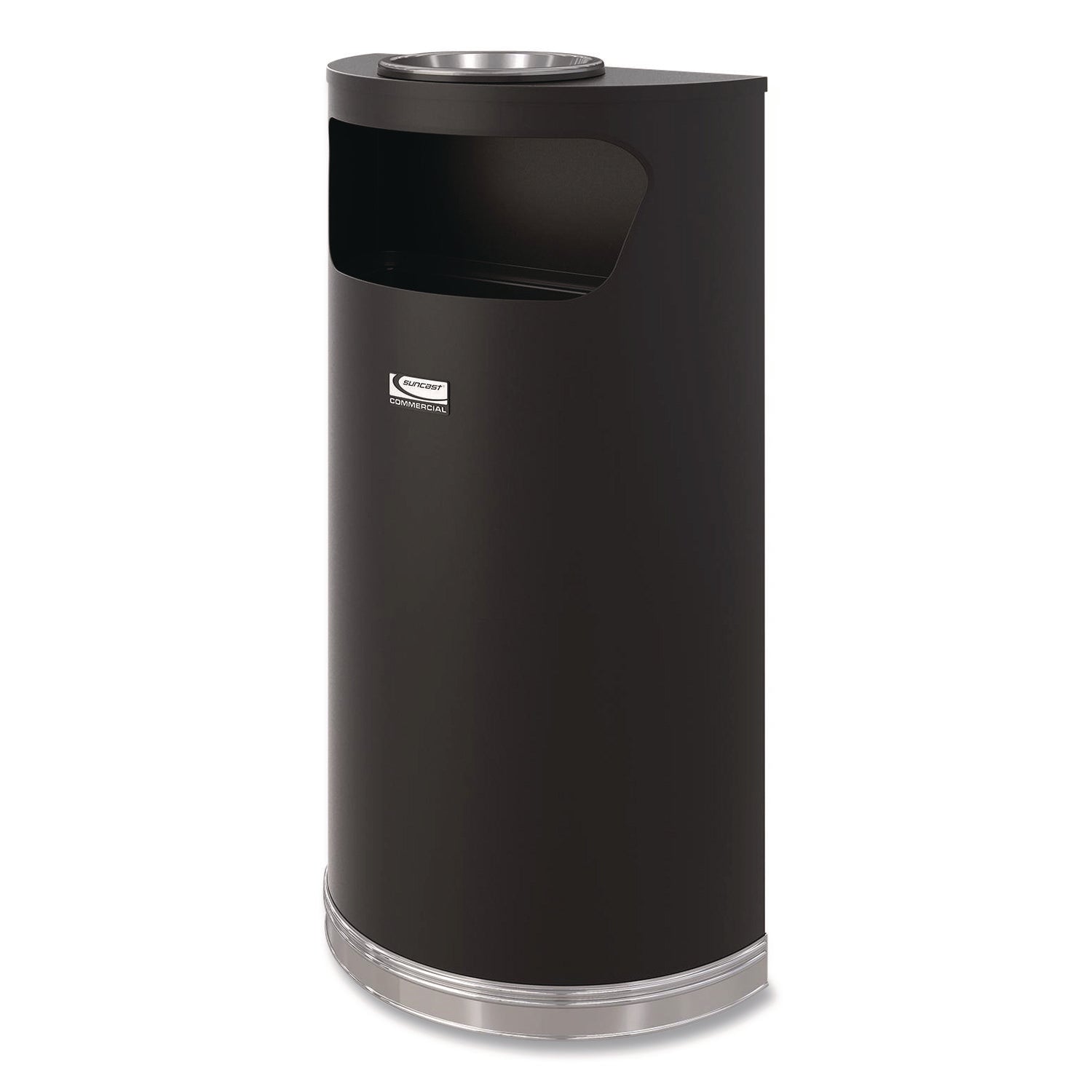 suncast-commercial®-half-round-metal-trash-can-with-ashtray-9-gal-steel-black-suamtcres901bks_1