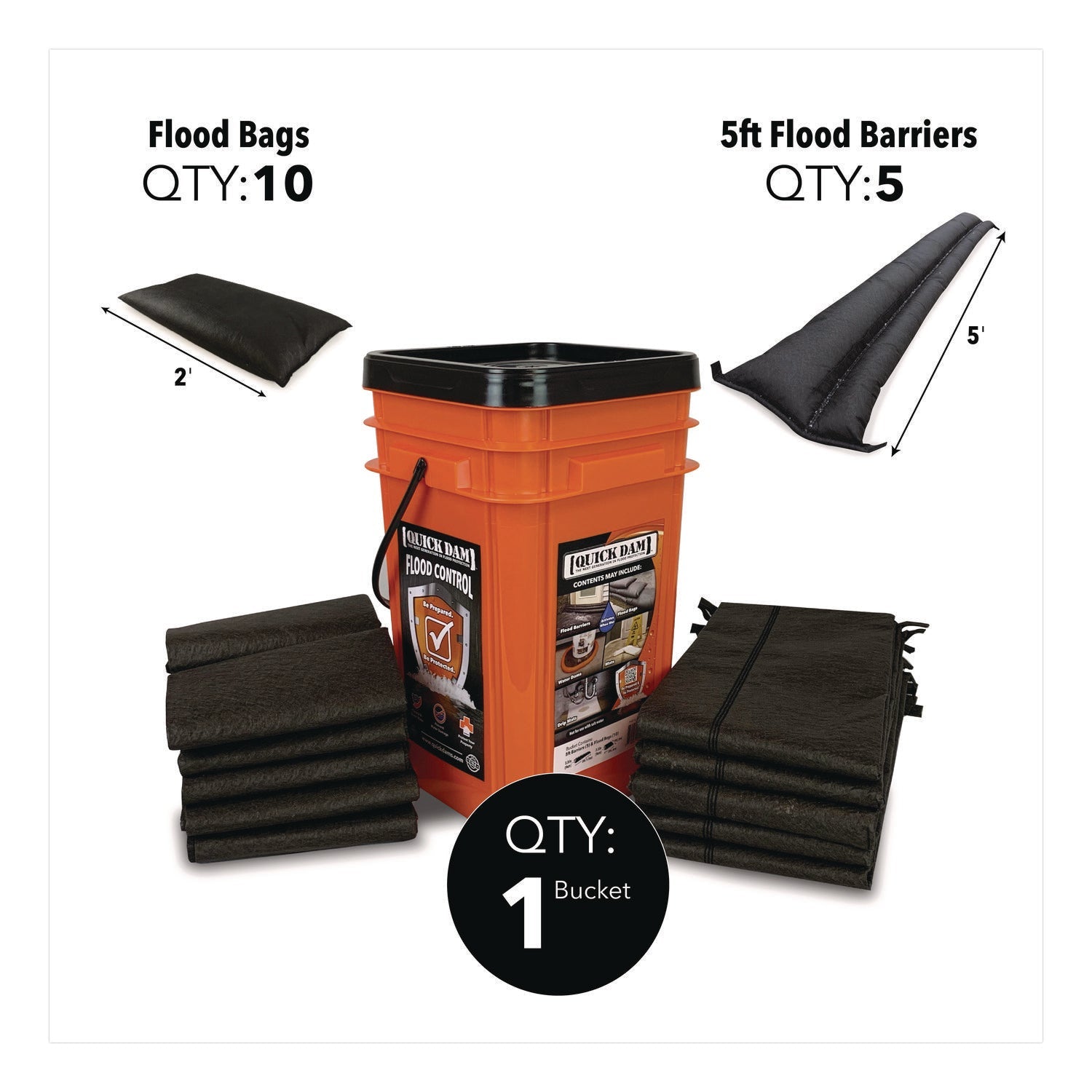 quick-dam-outdoor-grab-and-go-bucket-kit-1-bucket-10-flood-bags-5-flood-barriers-qkdqdggco_2