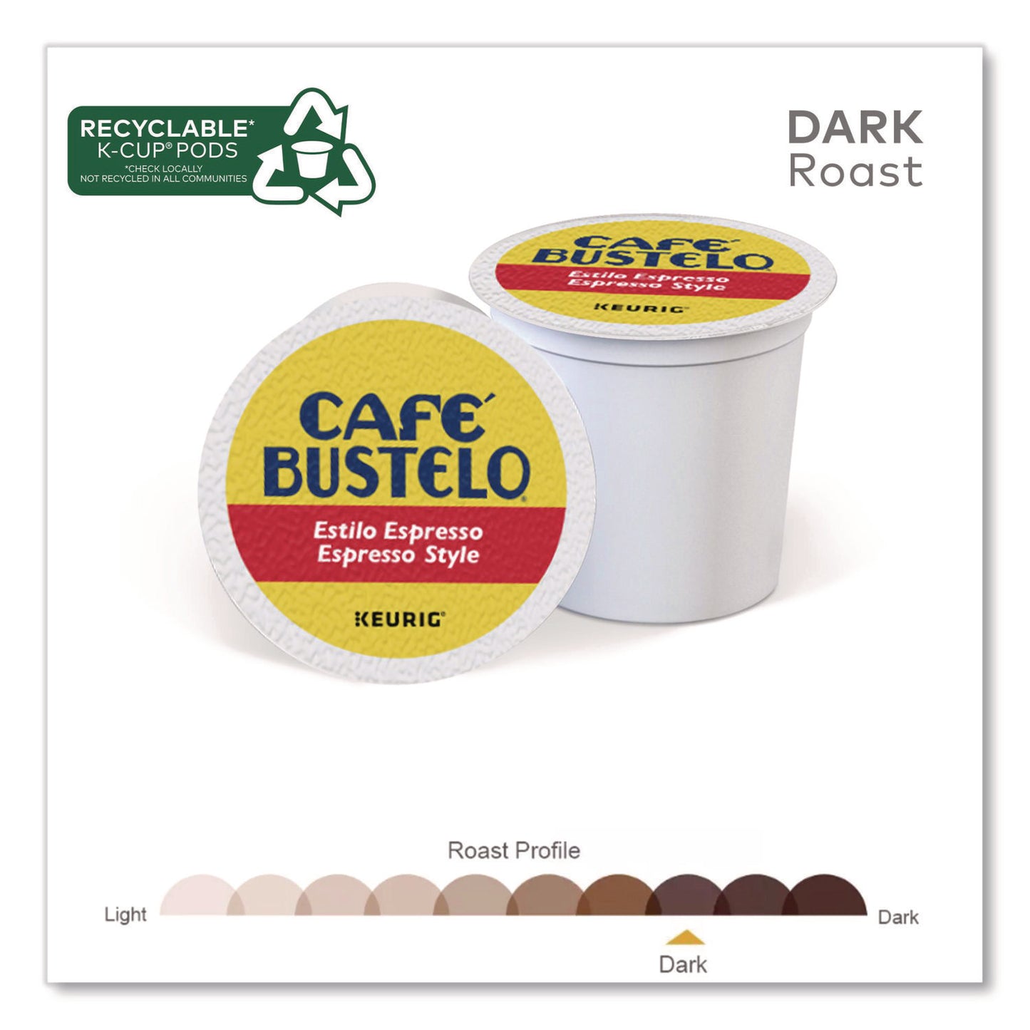 Café Bustelo Espresso Style K-Cups, 96/Carton (GMT6106CT)