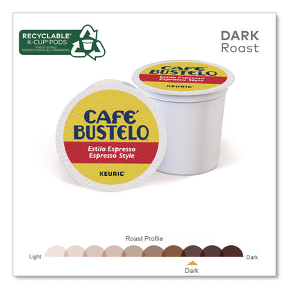 Café Bustelo Espresso Style K-Cups, 96/Carton (GMT6106CT)
