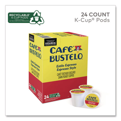 Café Bustelo Espresso Style K-Cups, 96/Carton (GMT6106CT)