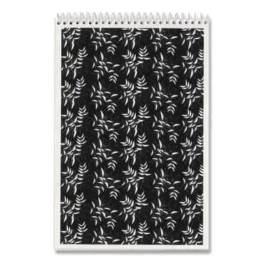TOPS™ Fashion Steno Pad, Assorted Abstract Floral Headband Designs, Gregg Rule, (80) White 6 x 9 Sheets, 6/Pack (TOP80230)