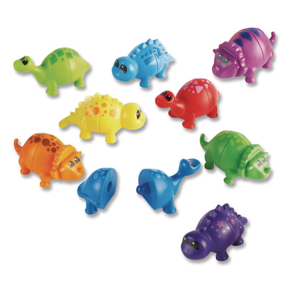 Learning Resources® Snap-n-Learn Matching Dinos, Pre-K, 18 Pieces (LRNLER6708)
