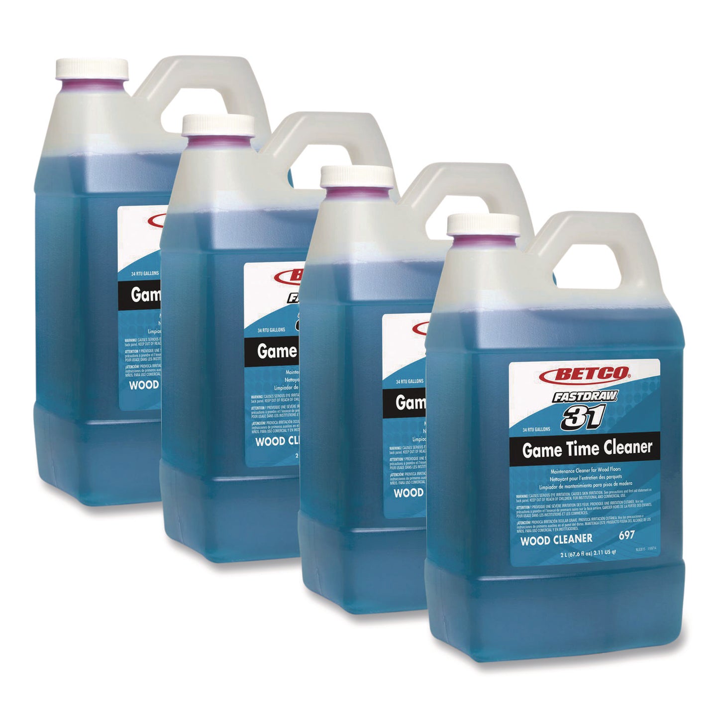 Betco® Floor Cleaner, 2 L Bottle, 4/Carton (BETB06974712)