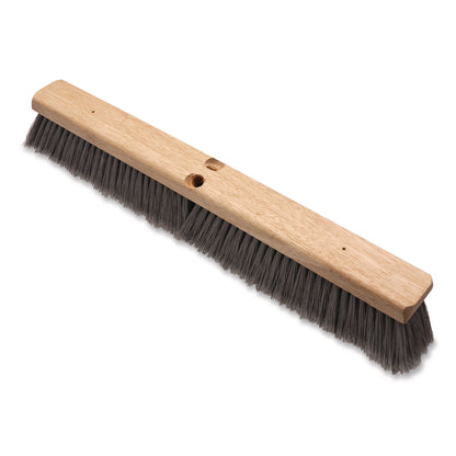 Carlisle Flagged Floor Sweep, 3" Gray Flagged Filament Bristles, 24" Brush, 12/Carton (CFS3621952423)