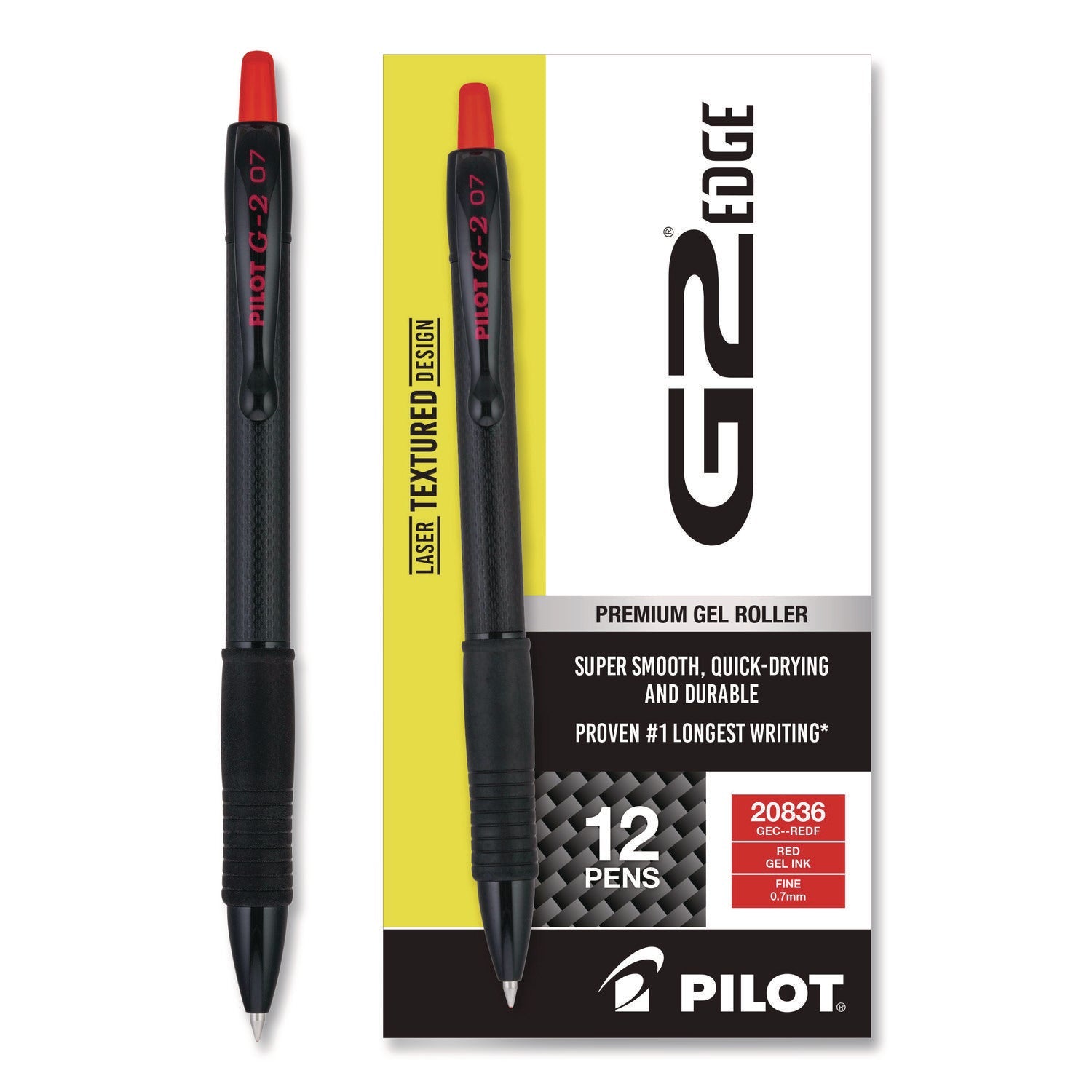 pilot®-g2-edge-premium-gel-roller-pen-retractable-fine-0-7-mm-red-ink-black-red-barrel-dozen-pil20836_5