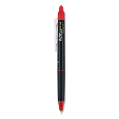 pilot®-frixion-synergy-clicker-erasable-gel-pen-retractable-extra-fine-0-5-mm-red-ink-black-red-barrel-dozen-pil17372_4