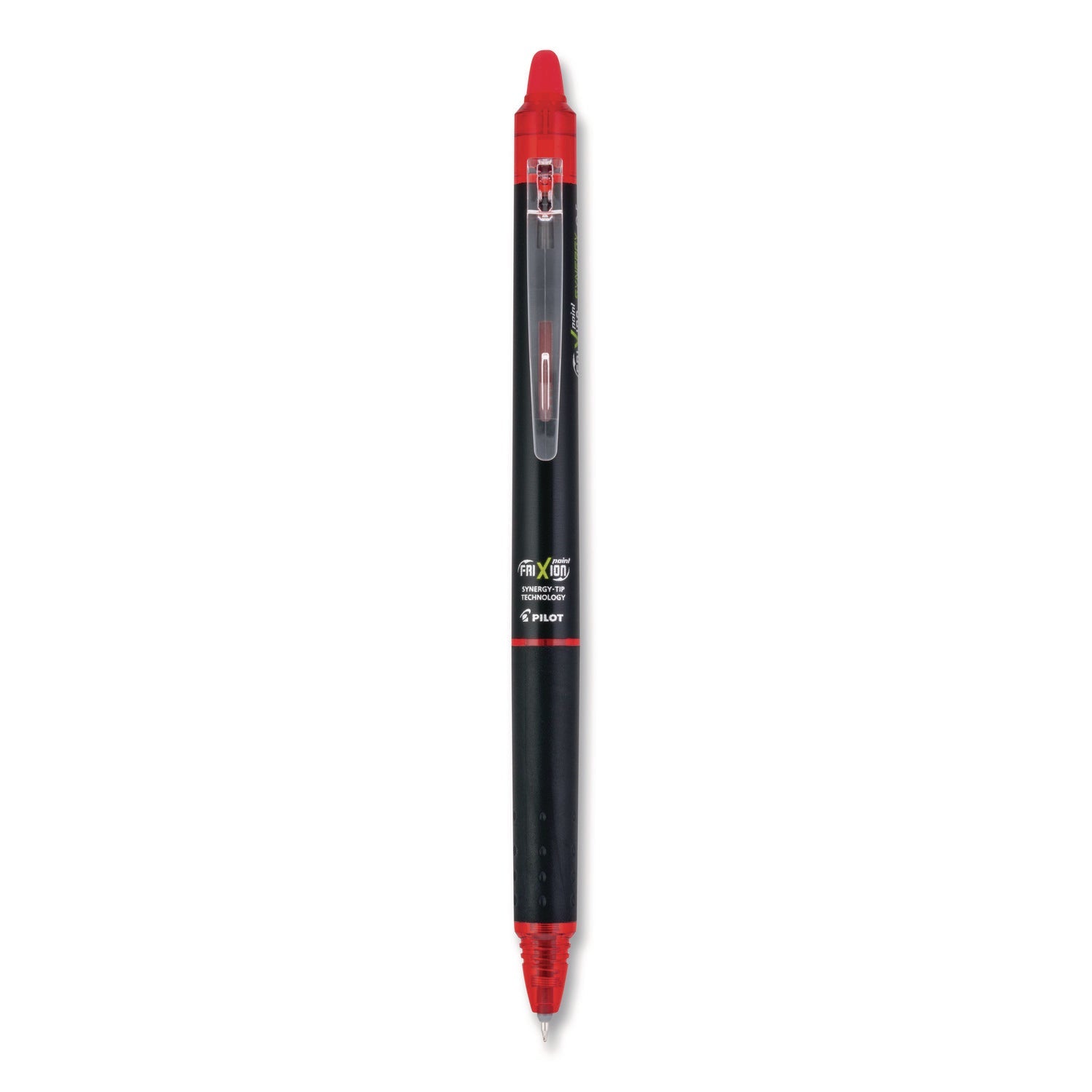 pilot®-frixion-synergy-clicker-erasable-gel-pen-retractable-extra-fine-0-5-mm-red-ink-black-red-barrel-dozen-pil17372_6