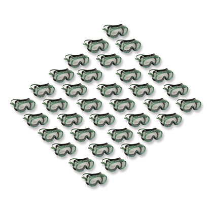 KleenGuard™ V8 Monogoggle 211 Goggle. Clear Lens, Green Frame, 36/Carton (KCC16668)