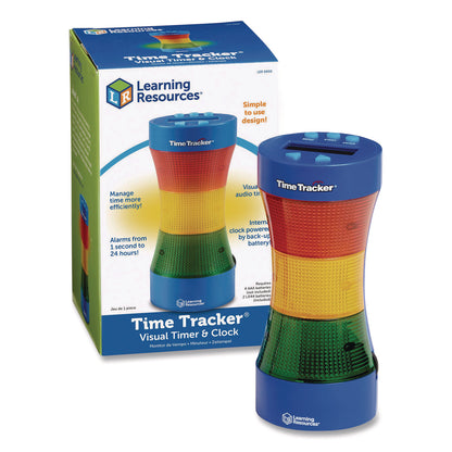 Learning Resources® Time Tracker Visual Timer and Clock, LCD, 5.4 x 8.6 x 2.5, Assorted Colors (LRNLER6900)
